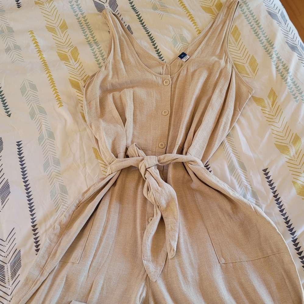 Old Navy Linen Jumpsuit sz XL Tall NWOT